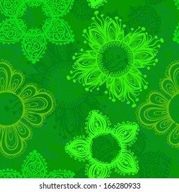 geometric seamless pattern, seamless background in ethnic style, African ornament, Indian ornament, circular pattern in ethnic style,pattern with abstract