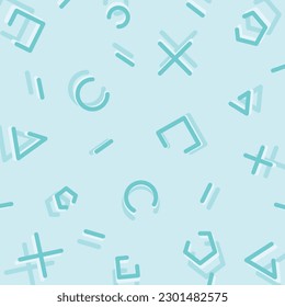 geometric seamless pattern background, square, circle, triangle, line. template for poster, banner, social media, greeting card, web.