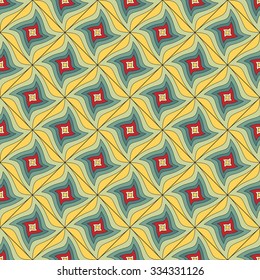 Geometric seamless pattern background Pattern turbine vector