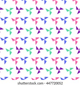 Geometric seamless pattern background Pattern turbine vector