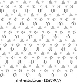 Geometric Seamless Pattern background vector.Decorating and geometry wallpaper.