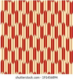 geometric seamless pattern based on japanese traditional ornament Yagasuri. Vector illustration