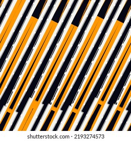 Patrón geométrico sin soldadura. Fondo de estilo Bauhaus. Impresión de cuadrícula moderna. Banda recta, adorno de línea diagonal. Papel mural geo contemporáneo de moda. Diseño de vector abstracto
