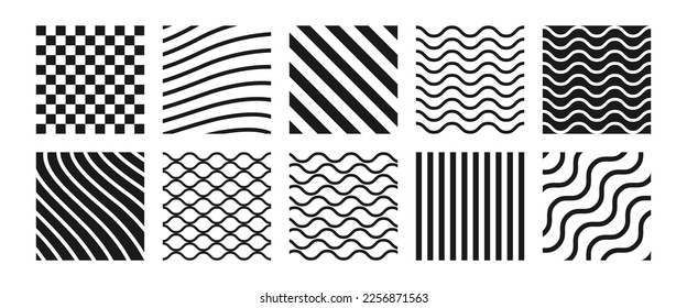 geometric seamless pattern in black color