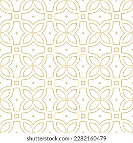 Geometrisches nahtloses Muster von ethnischen Motiven in schwarz-goldener Farbe für Bildschirmhintergründe und Hintergrund.