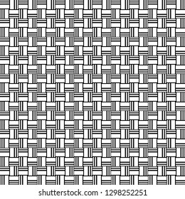 Geometric seamless pattern. Black and white color. Vector illistration