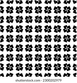 Geometric seamless pattern .  Black and white pattern for web page, textures, card, poster, fabric, textile.