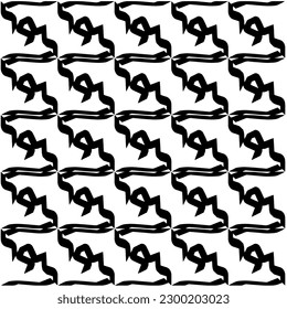 Geometric seamless pattern .  Black and white pattern for web page, textures, card, poster, fabric, textile.