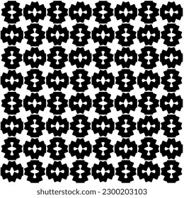 Geometric seamless pattern .  Black and white pattern for web page, textures, card, poster, fabric, textile.
