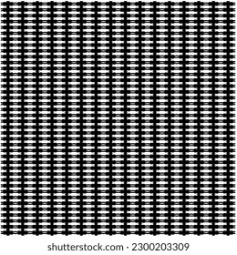 Geometric seamless pattern .  Black and white pattern for web page, textures, card, poster, fabric, textile.