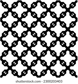 Patrón geométrico sin soldadura.  Patrón blanco y negro para página web, texturas, tarjeta, afiche, tela, textil.