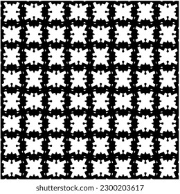 Patrón geométrico sin soldadura.  Patrón blanco y negro para página web, texturas, tarjeta, afiche, tela, textil.