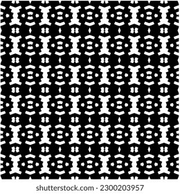 Geometric seamless pattern .  Black and white pattern for web page, textures, card, poster, fabric, textile.