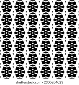 Geometric seamless pattern .  Black and white pattern for web page, textures, card, poster, fabric, textile.