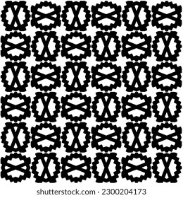 Patrón geométrico sin soldadura.  Patrón blanco y negro para página web, texturas, tarjeta, afiche, tela, textil.