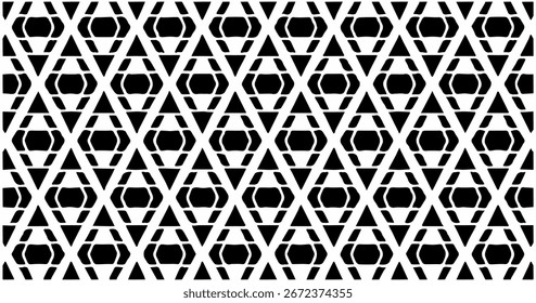 Seamless White Triangle Pattern on Transparent Background - Free Stock ...