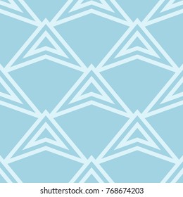 Geometric seamless pattern. Blue and white ornamental desihn for wallpapers, fabrics and textile