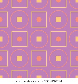 Geometric seamless pattern. Bright colored violet background for wallpapers, textile and fabrics