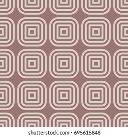 Geometric seamless pattern. Brown background for wallpapers and fabrics. Vector illustration