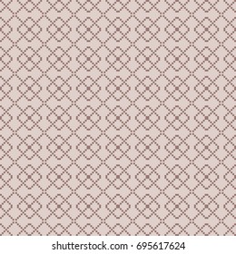 Geometric seamless pattern. Brown background for wallpapers and fabrics. Vector illustration