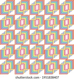 Geometric seamless pattern can be used for fabric, print, wallpaper, gift wrapping, clothe, wrapping paper, web design and more. 