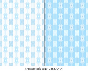 Geometric seamless pattern. Chain, lace