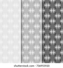 Geometric seamless pattern. Chain, lace, web