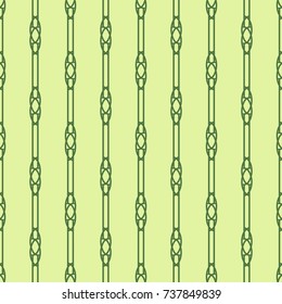 Geometric seamless pattern. Chain, lace