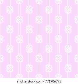 Geometric seamless pattern. Chain, lace
