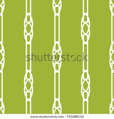 Geometric seamless pattern. Chain, lace