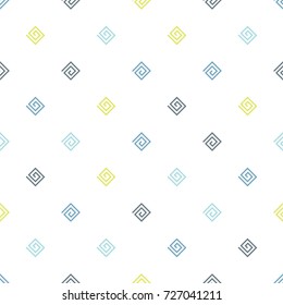 Geometric seamless pattern. Childish background. Vector