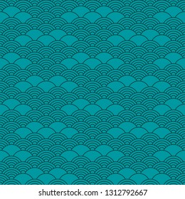 Geometric seamless pattern in chinese style.