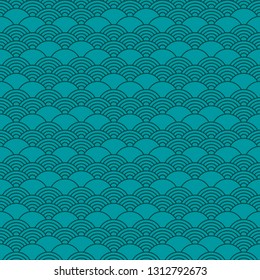 Geometric seamless pattern in chinese style.