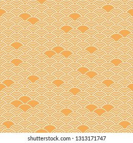 Geometric seamless pattern in chinese style.
