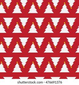 Geometric seamless pattern. Christmas for winter holidays design. Modern Christmas pattern.