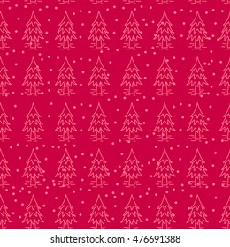 Geometric seamless pattern. Christmas for winter holidays design. Modern Christmas pattern.