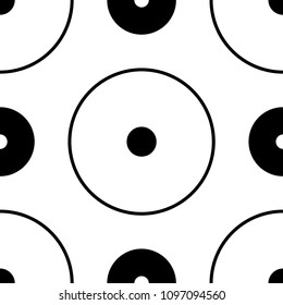 Geometric seamless pattern. Circles