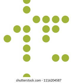 Geometric seamless pattern. Circles