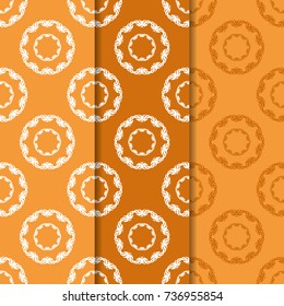 Geometric seamless pattern. Circles