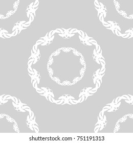 Geometric seamless pattern. Circles