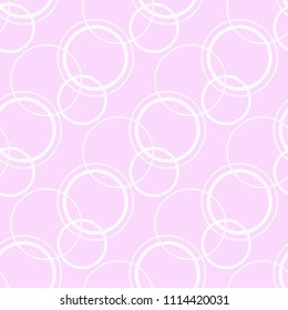 Geometric seamless pattern. Circles and rings