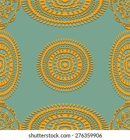 Geometric Seamless pattern. Classic background. Vector illustration