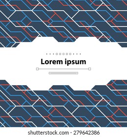 Geometric seamless pattern of color lines