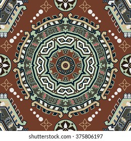 Geometric seamless pattern. Colorful abstract background. 