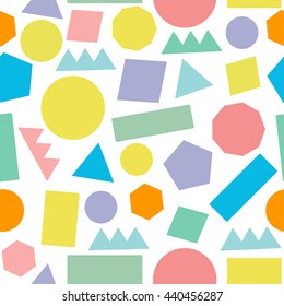 Geometric seamless pattern. Colorful background