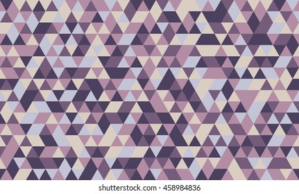Geometric seamless pattern with colorful triangles. Abstract mosaic background. Vector illustration.