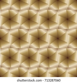 geometric seamless pattern, composed of a symmetrical gradient fills brown. Simulates parquet flooring