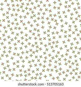 Geometric seamless pattern - confetti square dot,Christmas
