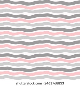Geometric seamless pattern. Creative abstract squiggle style drawing background for children or trendy design with basic shapes. Simple childish scribble wallpaper print.
