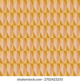 Modelo inconsútil geométrico con las piedras preciosas cristalinas en fondo amarillo marrón. Ilustración vectorial para las telas, papel de embalaje, Fondos de pantalla, cubiertas
